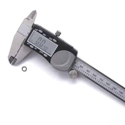 Micro Bearing Washers For Knife Pivots Dope Stainless Steel Universal Folding Knife Pivot Bearings Low Friction Upgrade For Repairs And Custom Builds 0.272 Inch Outer Diameter 0.158 Inch Inner Diameter 0.040 Inch Thick, measured with caliper