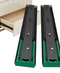22 Inch Full Extension Ball Bearing Drawer Slides With Soft Close Side Mount 10 Pairs 20 Packs Heavy Duty Hardware shown