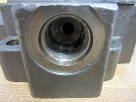 Close-up of Hydraulic K3 1500 PSI Pressure Regulator Valve, front view, 4-bolt mount, industrial fluid-power use