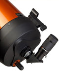 Dope Telescope Zoom Eyepiece 8mm To 24mm attached to a telescope, ideal for low to high magnification, fits 1.25 inch eyepiece system.