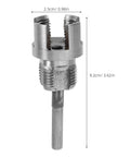 Heavy-Duty Electric Pipe Threader Tool Carbon Steel Tap Die Set for Plumbing high precision die cutter with dimensions shown.
