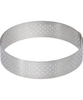 Perforated Round Tart Ring 11.25 Inch Diameter 0.8 Inch Height For Golden Crispy Tart Shells Go To Tool Made In France