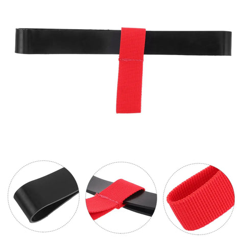 Scuba Tank Side Mount Strap Carrier For Quick Attachment And Detachment, Rock Solid Rubber Dive Gear Built For Snorkeling And Surfing, Versatile Bottle Holder With Flexible Fit And Snap Release, Red
