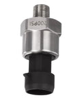 AUTEX 200 psi stainless steel pressure transducer with 1/8-27 NPT thread and connector harness, front view