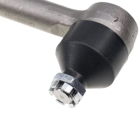 Heavy Duty Kickass Steering Arm Tie Rod Ball Joint Straight Swap Replacement For Case Ih 4wd Loader Backhoe Real Deal Fixed Farm Steering 144457A1 112509A1 close-up view showing ball joint and attachment detail.