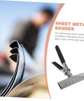 Handy Duckbill Metal Bender Pliers for Roofing and Sheet Metal Work, 6 Inch Chin Span, tool bending metal sheet