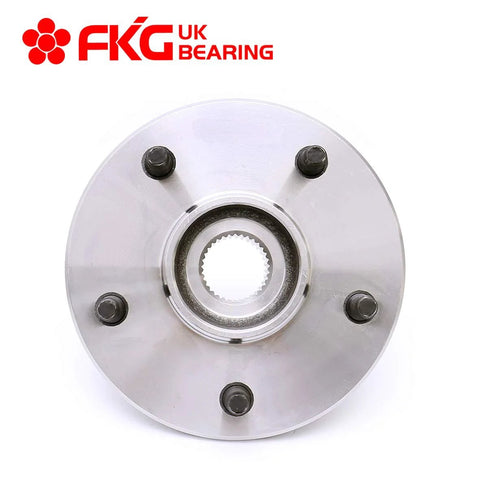 Front Wheel Bearing Hub Assembly For 2000 2001 Dodge Ram 1500 4WD Front Left Or Right 5 Lug No ABS Replacement Set Of 2 Durable OE