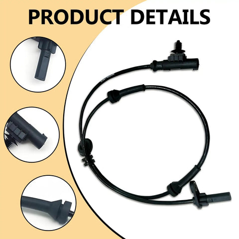 Anti Lock Brake Wheel Speed Sensor Drop In Replacement For Heyue ABS Sensor Durable High Temp Performance Quick Fit Brake System Sensor Part 3630050U2010 Built To Last And Easy Install