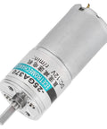 Awesome 12V DC Gear Motor With All Metal Gears And Pure Copper Coils For Smoother Low Speed Operation And Long Durable Life In Your Automated Gearbox Projects.