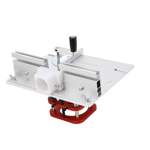 Dead Nuts Precision Manual Router Lift System For Table Tops featuring slick 51mm vertical travel with aluminum alloy construction.