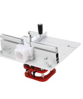 Premium Router Lift Kit With Table Plate Insert Universal Fit For 64 To 66 Mm Motors, includes smooth adjustment handle and sturdy base.