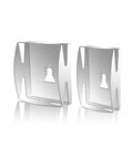 Two Pack Slot Cutter Square Rectangle Stainless Steel Milling Cutter For Oscillating Multi Tools Set Display