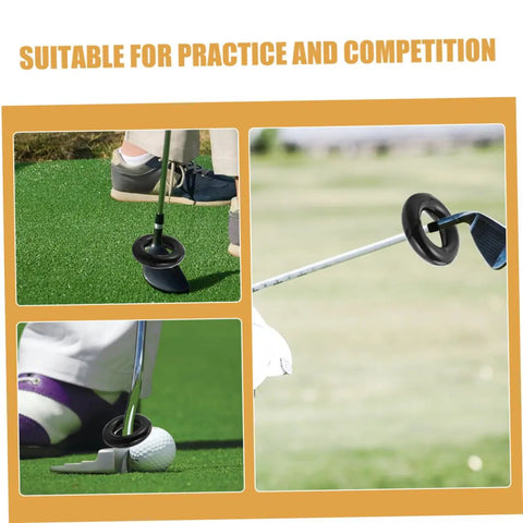 Weighted Golf Swing Ring For Beginners And Pros, Practice Gear To Stabilize Your Swing, Boost Swing Weight And Power, Easy Grip Ring