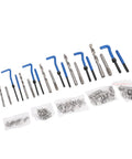 Jiawu 131 Piece Metric Thread Repair Kit With Sturdy Helicoil Tools For Auto Jobs, Includes M5 To M12 Inserts, Taps, Drill Bits And Wrench So You Can Totally Fix Stripped Bolts Easy Peasy Like Sunday Morning, metric taps and inserts