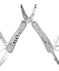 Open 13-In-1 Electrician Multi-Tool for Wiring Projects with Wire Strippers, Long Nose Pliers, and Cutters, Stainless Steel