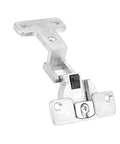 270 Degree Zinc Alloy Cabinet Door Hinge With Folding Design, Heavy Duty 8kg Capacity, Rust Resistant Plated Finish, Non Removable 1 Piece Hinge