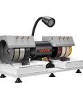 Cabbing Machine With Pro Grade Six Inch Diamond Wheels For Gemstone Grinding And Polishing, 2/5 HP, 1800 RPM, LED lamp view
