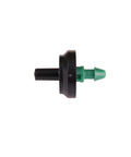 Side view of 2 GPH Pressure Compensating Drippers 50 Pack for Drip Irrigation Systems Keeps Water Flow Steady for Gardens Shrubs and Trees