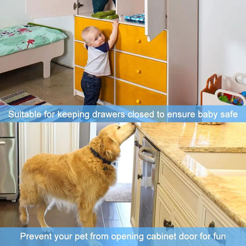 Four Pack Ultra Thin Magnetic Door Catch Set With 3.7mm Stainless Steel Magnets Delivers 15Lb Hold For Kitchen Cabinet Closet Drawer Wardrobe Adhesive Latch No Drill Easy Install used on safety cabinet with child and dog interaction