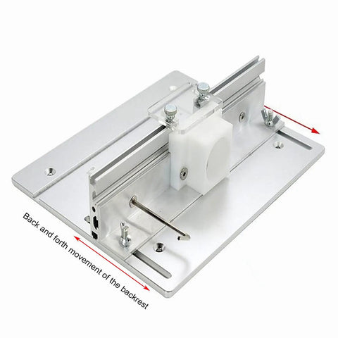 Pro Shop Quality Aluminum Router Table Insert Plate With Smooth Glide Lift Lever and Rock Solid Surface Mount Design for Heavy Duty Woodworking Trimming and Carving