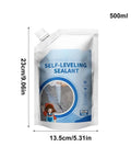 Heavy Duty Concrete Crack Filler To Fix Cracked Pavement And Asphalt Fast in 500ml pouch with self-leveling sealant for waterproof repairs.
