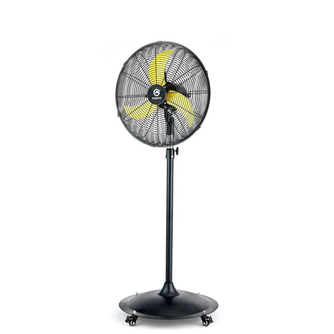 20 Inch Outdoor Quiet Oscillating Pedestal Fan With Brushless DC Motor 4 Speed Waterproof Design Heavy Duty Industrial Floor Fan
