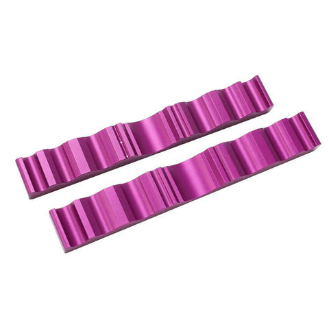 Pro Grade Bike Repair Vise With Soft Jaw Clamp Aluminum Alloy Front Fork And Rear Shock Bracket Tool in purple finish