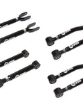 Heavy Duty Front And Rear Adjustable Control Arms Kit For Zero To Eight Inch Lift Rubber Bushings Includes Upper And Lower Arms