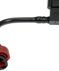 Fuel Pressure Sensor For Ram Trucks, Direct Replacement For Select Ram Models, Reliable Fuel Rail Sensor, Plug And Play, Durable Automotive Sensor, Fits Most Ram 1500 2500 3500 Pickups black and red connector close-up
