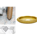 Concrete Diamond Cup Grinding Wheel With V Shaped Groove 20mm Bore For Angle Grinders 46 Grit Dry Polishing Disc Pro Grade Heavy Duty