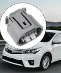 Heavy Duty 3 Pin Alternator Adapter Connector for Denso Toyota Lexus Kubota in grey, suitable for direct installation.