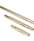 Durable Steel Tube For Five Eighth Inch Thread Rod Ends, Seven Eighths Inch Outer Diameter, Thirteen Inch Length, Zinc Plated For Corrosion Resistance, Dual Right Hand And Left Hand Threads For Quick Length Adjust, Knurled Grip For Easy Spinning on threaded tube ends