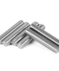 20 Pack M6 X 25mm Fully Threaded Stainless Steel Rods Studs 304 Grade Silver Tone for Fastening and Pro Grade Assembly.