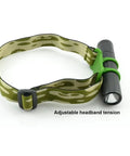 Elastic Headlamp Strap For Outdoor Adventures Premium Nylon And Silicone Band Fits 22 To 32mm Headlights Adjustable Riding