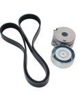 Rev Up Your Ride With Serpentine Drive Belt Tensioner Kit For 2015 To 2018 City Express And 2013 To 2021 NV200 2007 To 2012 Sentra 20 L 4 Dohc Keep Your Car Rolling Smooth Pro Tested Parts, black belt and tensioner assembly