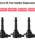 Mercedes Benz 3.5L V6 Ignition Coil Pack And Spark Plug Set Six Pack For 2006-2012 E350 ML350 R350 C230 C280 C300 C350 Replacement Kit