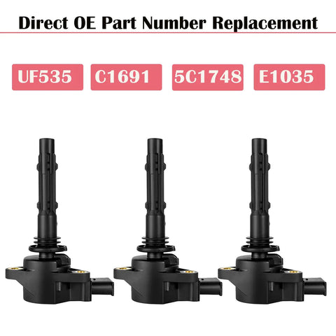Mercedes Benz 3.5L V6 Ignition Coil Pack And Spark Plug Set Six Pack For 2006-2012 E350 ML350 R350 C230 C280 C300 C350 Replacement Kit