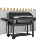 Heavy Duty Fireproof Grill Backsplash Mat To Shield Your Deck Fence And Railing From Scorching Heat Grease Splatter And Smoke, No Sweat Patio Backguard Cover That Keeps Your Wood Looking Fresh All Season Long behind a grill.