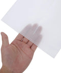 100 Pack EPE Foam Bags For Shipping And Storing Fragile Items, Moisture Resistant Cushion Pouches, Versatile Packing Gear For Home, Office, And Warehouse Use, White; hand shown