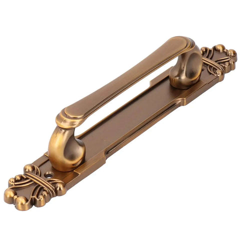 Door Pull Handle Barn Door Style Antique Zinc Alloy Handle for Cabinets and Drawers