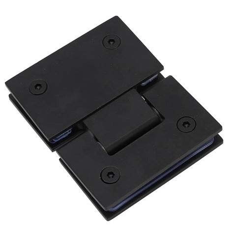 180 Degree Stainless Steel Glass Shower Door Hinge Heavy Duty For Five Sixteenths To One Half Inch Frameless Bathroom Doors With Auto Close Spring Mechanism