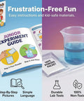 Color Quest Science Kit For Curious Kids Ages 4 To 14 With 50 Plus STEM Experiments guide and materials