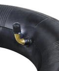 Close-up of 13x5.00-6 Inner Tube With Bent Valve Stem For Razor Dirt Quads Go Karts Lawn Mowers, showing bent valve detail.