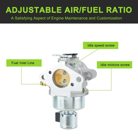 SV600 20 HP Carburetor Replacement Kit 20 853 95 S 20 853 71 S for Kohler SV590 SV600 Engines with air/fuel ratio adjustment