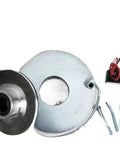 MIRGJK electromagnetic brake holding brake kit with metal mounting plate, rotor hub, and wiring harness