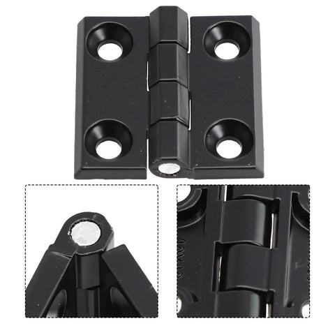 Heavy Duty Zinc Alloy Door Hinge 50x50mm Backflap Butt Hinge One Piece Corrosion Resistant Practical Hardware For Interior And Exterior Doors Rustproof Weatherproof