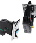 Pro Grade High Accuracy Acceptor With Cpu Control For Vending Machines And Game Mechanisms, two views showing front and side details.
