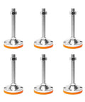 Lock In Those Wobbly Rigs With Thickened Carbon Steel Leveling Screw Legs Adjustable Machine Feet, 150mm, heavy duty for tool stability.