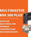 Pro Grade Oscillating Multi Tool With StarlockPlus Mounting And QuickIN Tool Free Accessory Change 250W shown with accessories