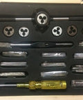 Pro Grade 0 To 10 BA Tap And Die Set With Thread Gauge 48 Piece Boxed Kit for model steam engines and DIY enthusiasts